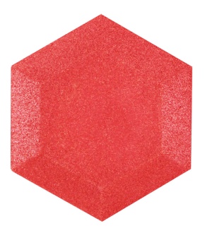 Настенная пробковая  акустическая панель Сета красный