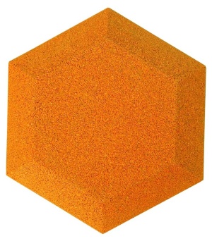 Настенная пробковая  акустическая панель Сета оранжевый