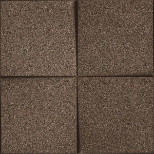 Настенная пробковая акустическая панель Квадро коричневый