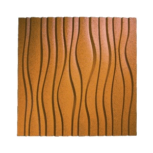 Настенная пробковая акустическая панель Дюна терракотовый