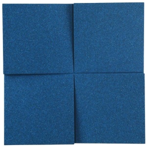 Настенная пробковая акустическая панель Квадро синий
