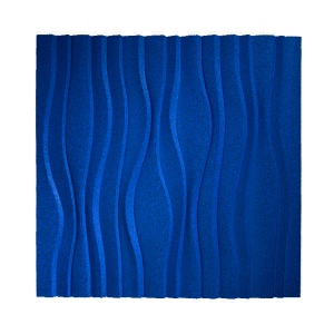 Настенная пробковая акустическая панель Дюна синий