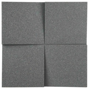 Настенная пробковая акустическая панель Квадро серый