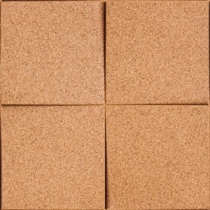 Настенная пробковая акустическая панель Квадро натуральный