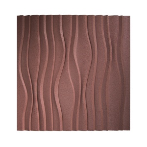 Настенная пробковая акустическая панель Дюна коричневый