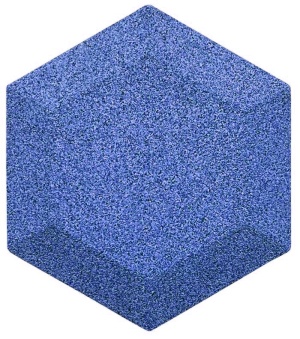 Настенная пробковая  акустическая панель Сета синий