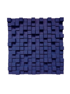 Настенная пробковая  акустическая панель Силенсио Синий