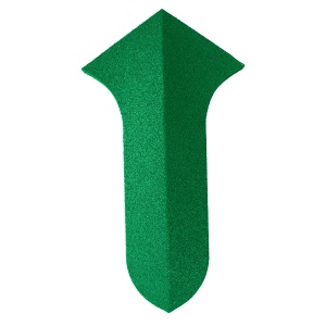 Настенная пробковая  акустическая панель Понта изумрудный