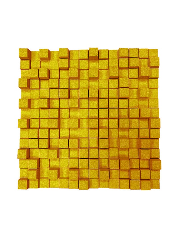 Настенная пробковая  акустическая панель Силенсио Желтый