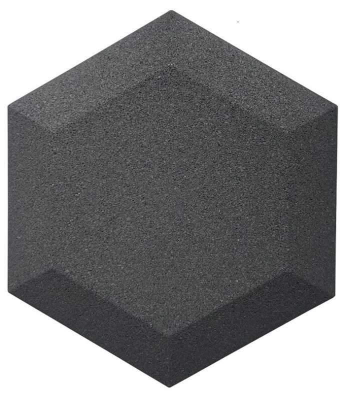 Настенная пробковая  акустическая панель Сета серый