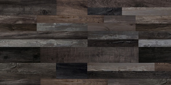 Клеевое пробковое покрытие Viscork Паркет черного дуба