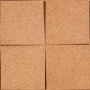 Настенная пробковая акустическая панель Квадро натуральный