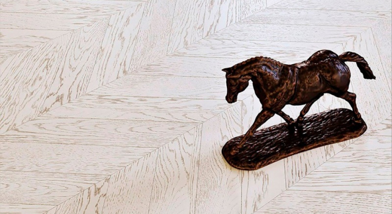 Инженерная доска Gran Parte Латте (французкая елка)