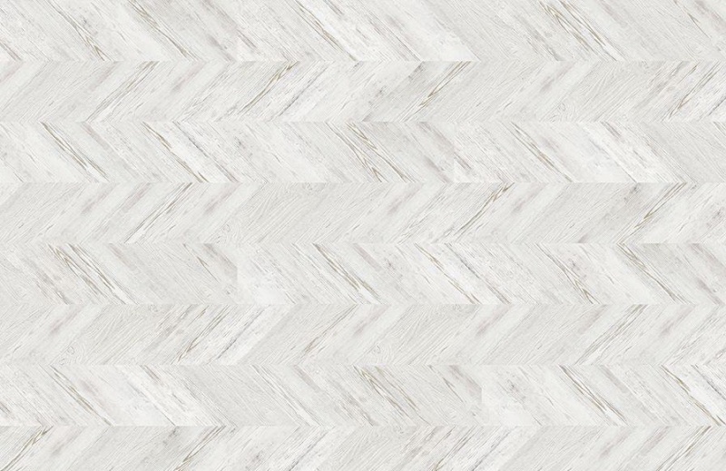 Клеевое пробковое покрытие CorkStyle Chevron White (Шеврон Вайт)