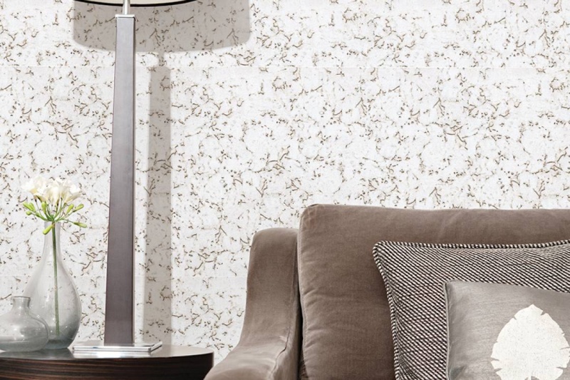 Настенное пробковое покрытие CorkStyle Monte Snow (Монте Сноу)