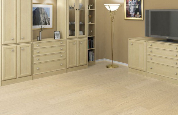 Замковое пробковое покрытие CorkStyle Oak Creme (Оак Крем)