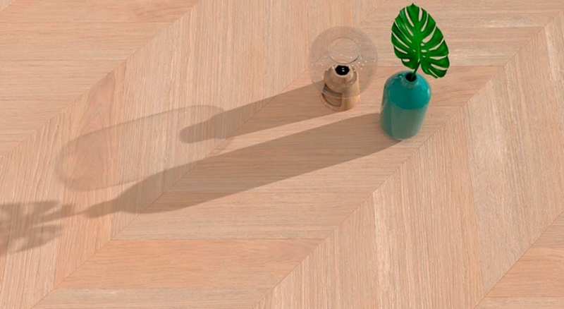 Инженерная доска Gran Parte Крема (французкая елка)