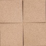 Настенная пробковая акустическая панель Квадро айвори