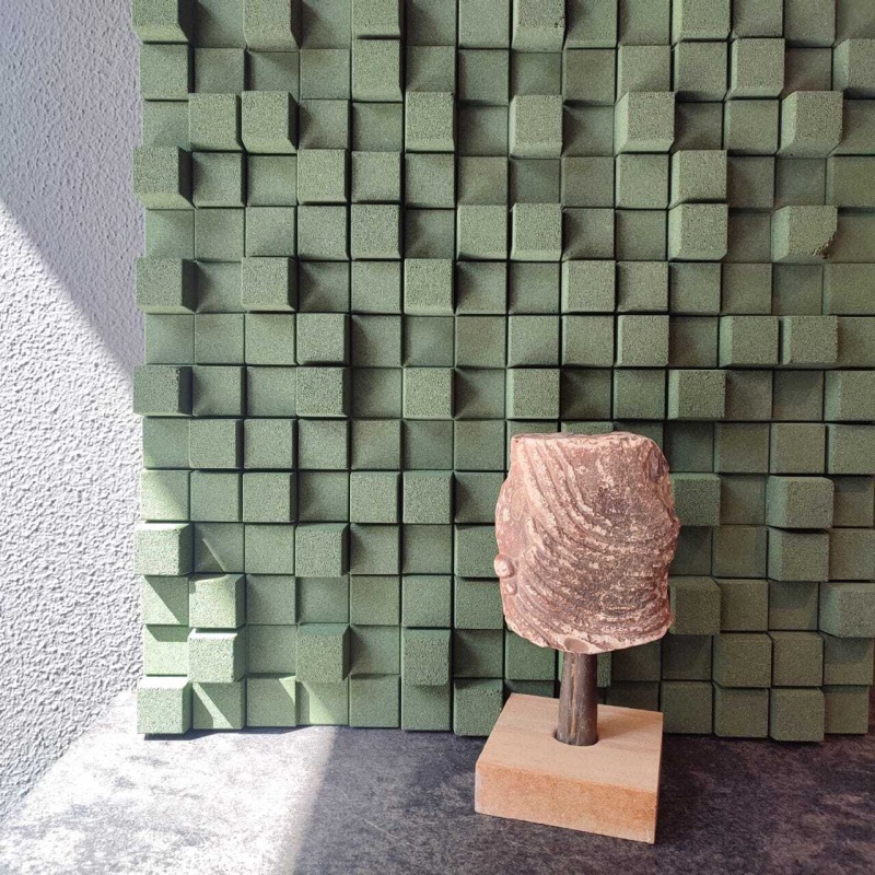 Настенная пробковая  акустическая панель Силенсио Синий