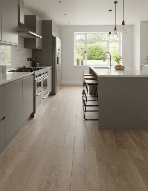 Клеевое пробковое покрытие Viscork Античный дуб карамель