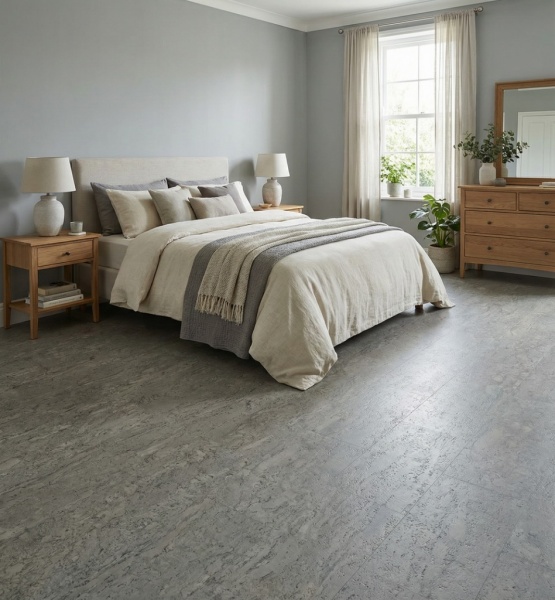 Клеевое пробковое покрытие Wicanders AJ9V001 Shell Antracite (Шелл Антраците)