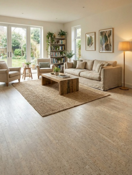 Клеевое пробковое покрытие Wicanders AJ9O001 Traces Camel (Траcес Камел)