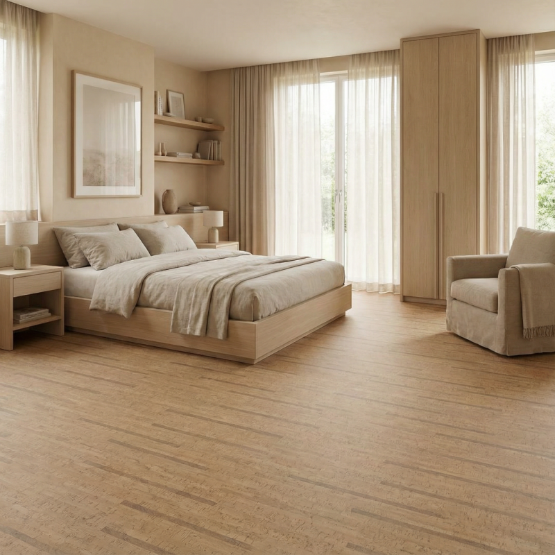 Клеевое пробковое покрытие Wicanders AJ8I001 Linn Camel (Линн Камел)