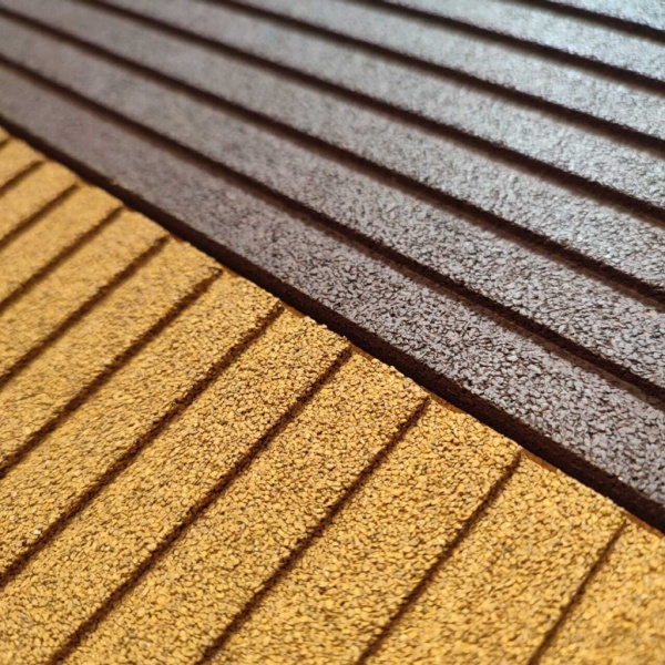 Настенная пробковая акустическая панель Листра черный