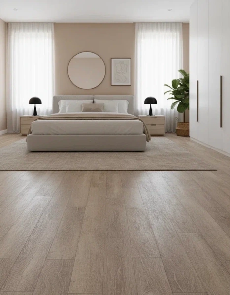 Клеевое пробковое покрытие Viscork Античный дуб карамель